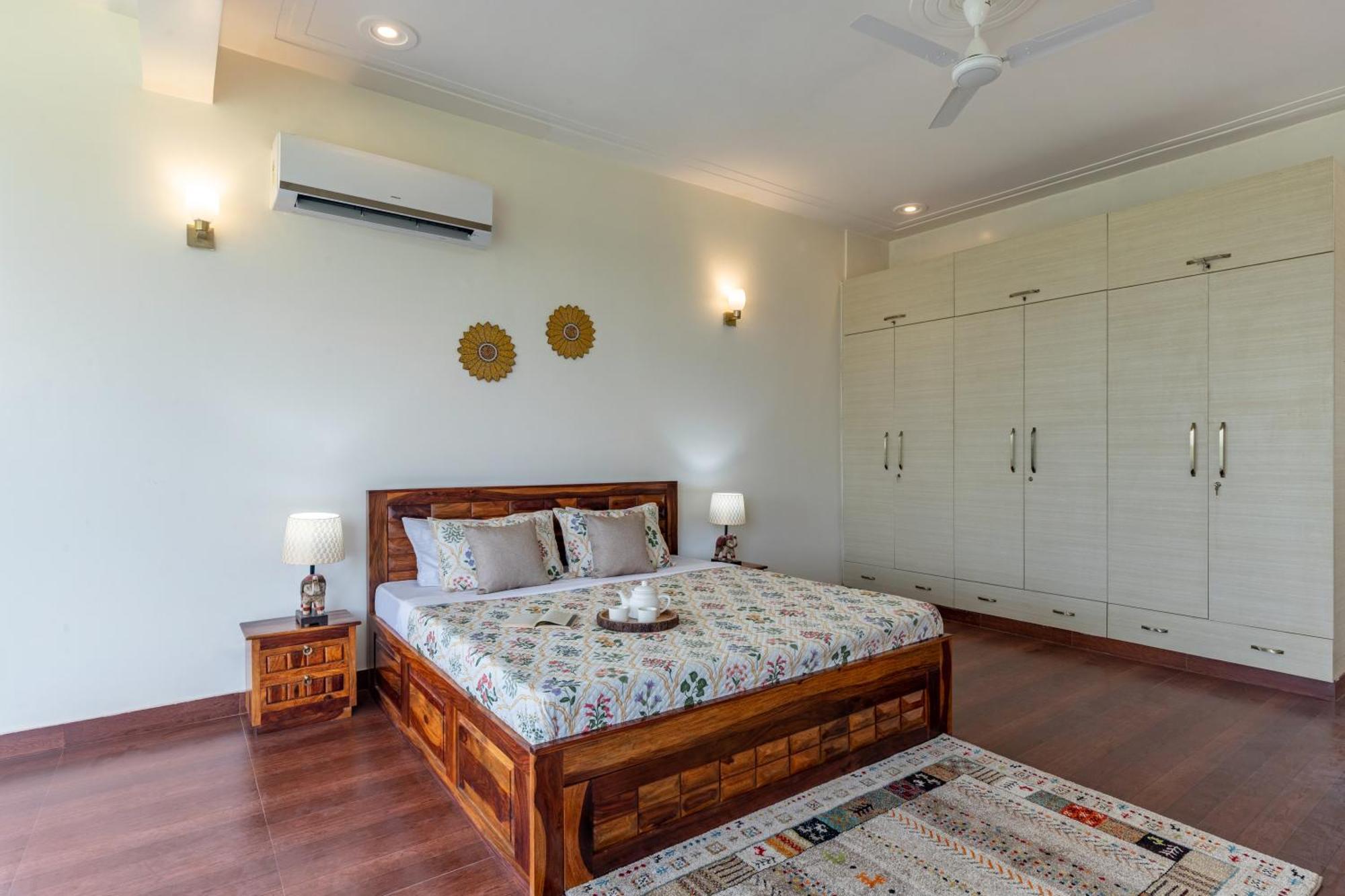 Alaya Stays Raga 2Bhk Farmstay With An Entertainment Lounge Sohna エクステリア 写真